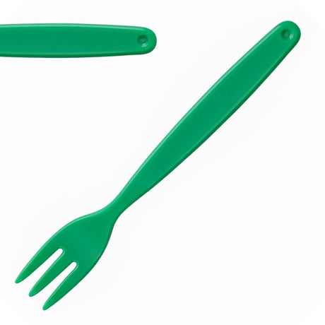 Olympia Kristallon Polycarbonate Fork Green - 170mm (Pack 12) DL120 - Whisk Hospitality - DL120