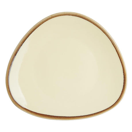 Olympia Kiln Sandstone Tri Plate - 280mm 11" (Box 4) GP327 - Whisk Hospitality - GP327