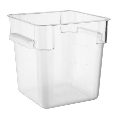 Hygiplas Polycarbonate Square Storage Container - 7Ltr HY403 - Whisk Hospitality - HY403