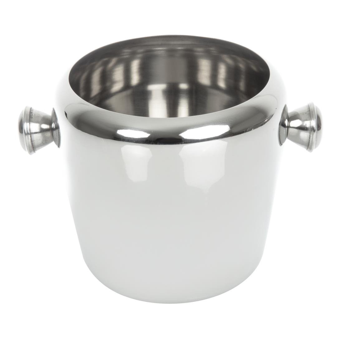 Olympia Stainless Steel Mini Ice Bucket - 1Ltr 40oz CM863 - Whisk Hospitality - CM863