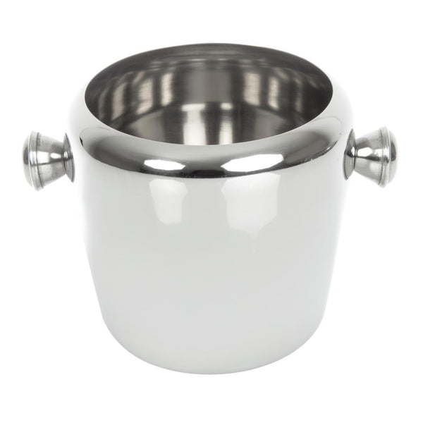 Olympia Stainless Steel Mini Ice Bucket - 1Ltr 40oz CM863 - Whisk Hospitality - CM863