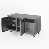 AG Two Door Commercial Worktop / Under Bench Fridge 700mm Depth GNX2100TN - Whisk Hospitality - GNX2100TN