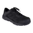 Slipbuster Ironis Safety Trainer Polyester Mesh Black - UK 4 EU 37 BA177 - 37 - Whisk Hospitality - BA177-37