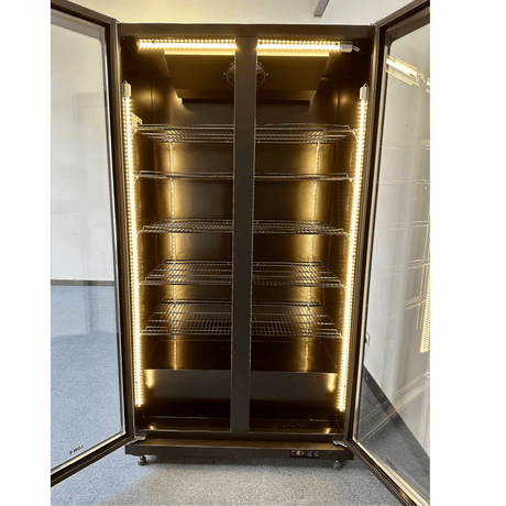 Exquisite Three Glass Doors Upright Display Fridge – Black - DC1100 - Whisk Hospitality - DC1100