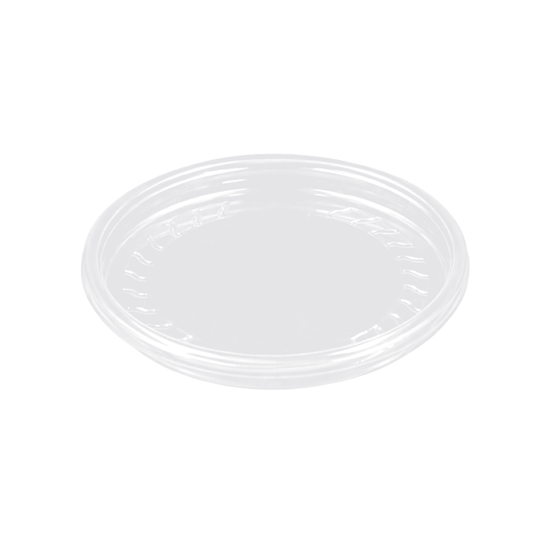 PakMax 117mm PET Deli Container Flat Lid FL-117C-PET-LID - Whisk Hospitality - FL-117C-PET-LID