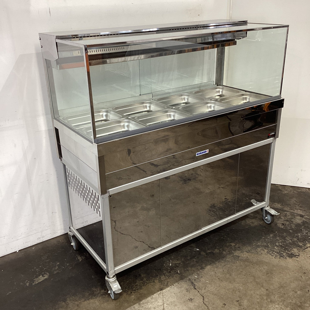 Roband SRX24RD Cold Food Bar With Trolley - Whisk Hospitality - 909578
