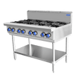 Cookrite 8 BURNER COOK TOP LPG AT80G8B - F - LPG - Whisk Hospitality - AT80G8B-F-LPG