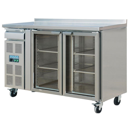 Polar U - Series Premium Bar Fridge 2 Door St/St 366Ltr CK490 - A - Whisk Hospitality - CK490-A