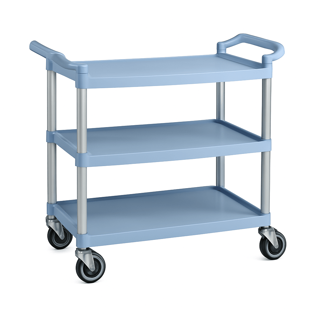 Serving Trolley - Small - 3 Tiers -Grey - 820mm*410mm*930mm - Whisk Hospitality - 423093