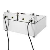 Apuro Double Electric Fryer with Timer - 5Ltr - 2x2.8kW CU624 - A - Whisk Hospitality - CU624-A