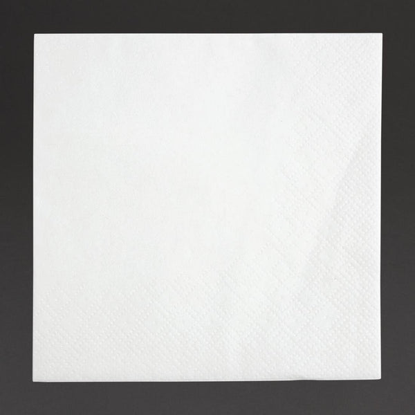 Fiesta Recyclable 24cm 2 ply 4 Fold White Cocktail Napkin (Pack 4000) FE216 - Whisk Hospitality - FE216