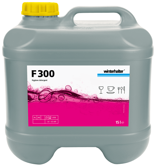 Winterhalter F300 Universal Liquid Glass & Dishwashing Detergent 15 Litre - Whisk Hospitality - 20006737