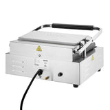 Apuro Extra Large Single Contact Grill Large Ribbed/Flat Plate CU609 - A - Whisk Hospitality - CU609-A