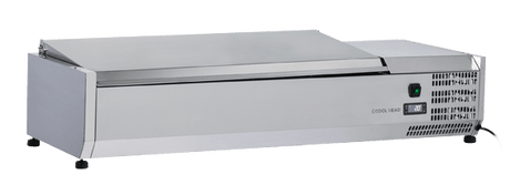 Anvil 1200 Stainless Steel Lid Refrigerated Ingredient Well VRX1200S - Whisk Hospitality - VRX1200S