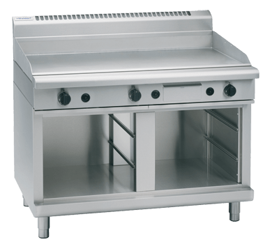 Waldorf 800 Series Gpl8120G Cb 1200Mm Gas Griddle Low Back Version Cabinet Base - Whisk Hospitality - GPL8120G-CB