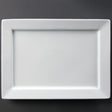 Olympia Wide Rim Rectangular Platter 400x295mm 15 3/4 x 11 1/2" (Single) C362 - Whisk Hospitality - C362