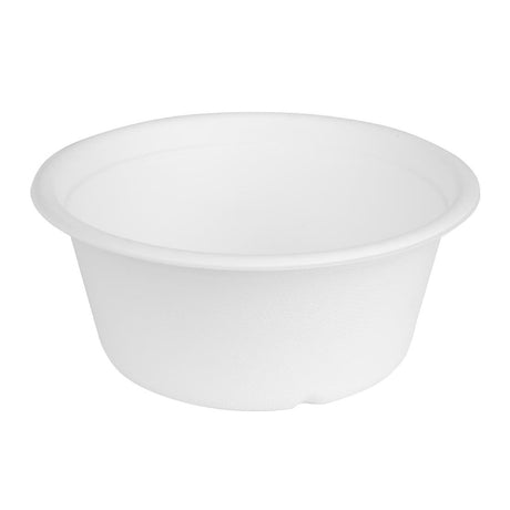 Fiesta Compostable Bagasse Bowl Base - 400ml (Pack 50) HW021 - Whisk Hospitality - HW021