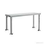 Single Tier 400mm Deep Workbench Overshelf 450mm High WBO1 - 1200 - 400 - Whisk Hospitality - WBO1-1200-400