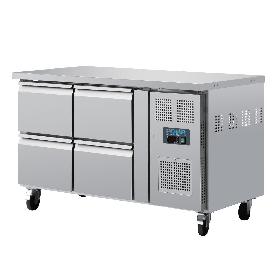 Polar U - Series Four Drawer Gastronorm Counter Fridge DA547 - A - Whisk Hospitality - DA547-A