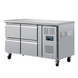 Polar U - Series Four Drawer Gastronorm Counter Fridge DA547 - A - Whisk Hospitality - DA547-A