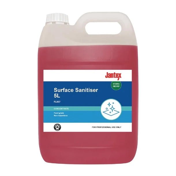 Jantex Food Grade Surface Sanitiser Concentrate 5Ltr - FL857 - Whisk Hospitality - FL857