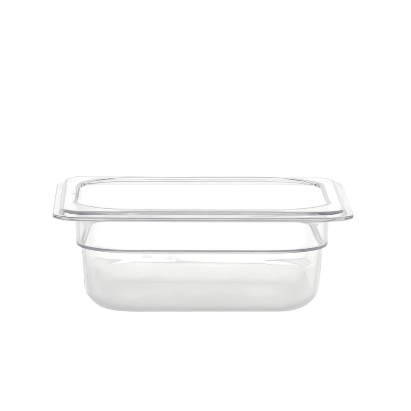 Gastronorme Pan - PolyCarbonate - 1/6 - Clear / 65mm - Whisk Hospitality - 391542