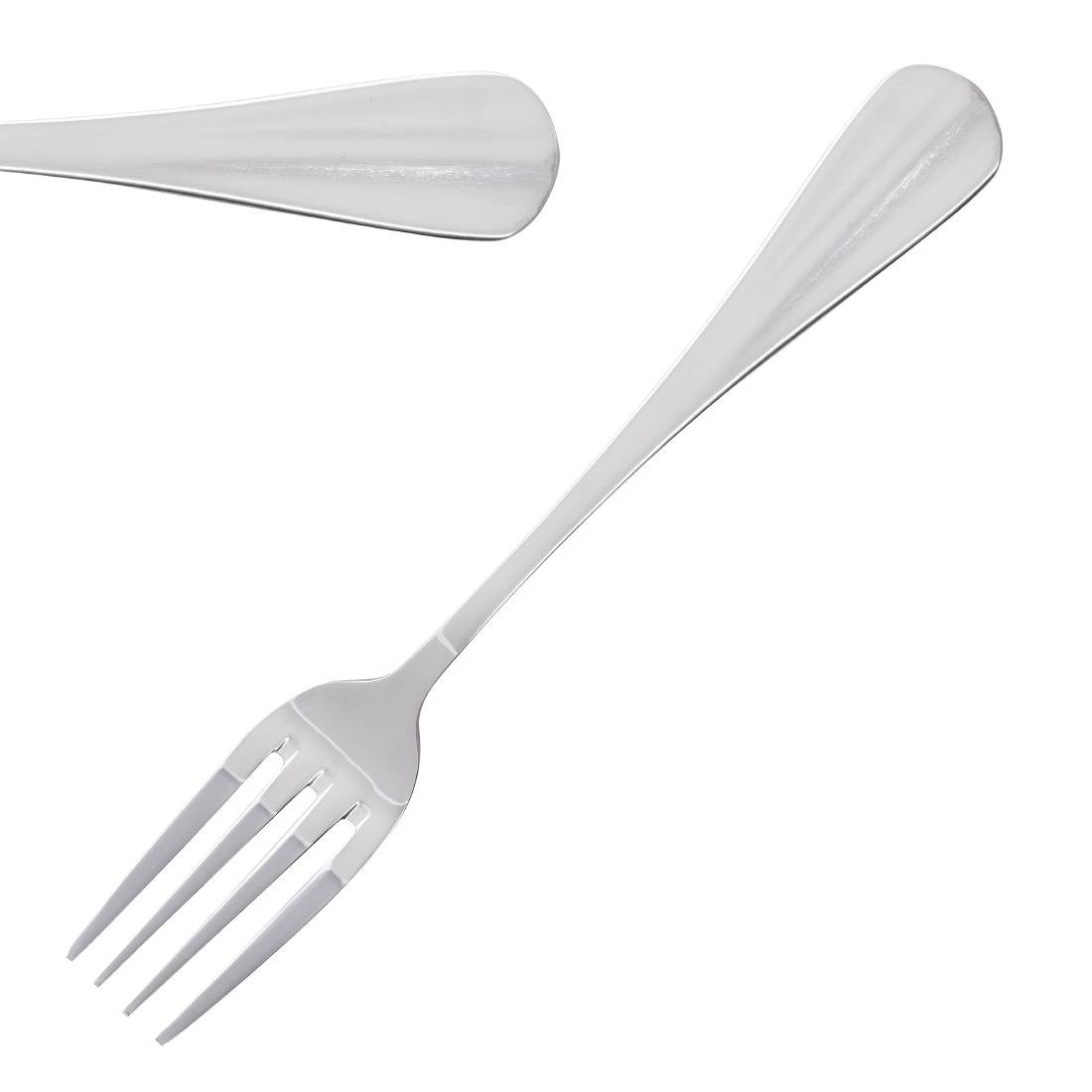 Olympia Baguette Dessert Fork St/St (Box 12) D598 - Whisk Hospitality - D598