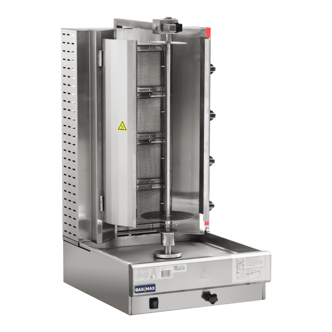 Gasmax Semi - automatic 4 Burner LPG Kebab Machine - KB - 4LPG - Whisk Hospitality - KB-4LPG