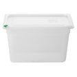 Hygiplas Click PP 1/3 GN with Lid & 7 Colour clips - 200mm 6.9Ltr (Pack 4) FZ094 - Whisk Hospitality - FZ094