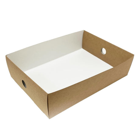 Fiesta Recyclable 1/2 Insert for Large Platter Box (Pack 50) FT675 - Whisk Hospitality - FT675