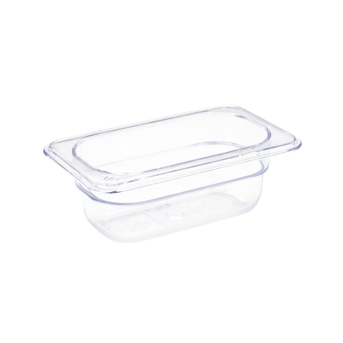 Vogue Clear Polycarbonate - GN 1/9 65mm U242 - Whisk Hospitality - U242
