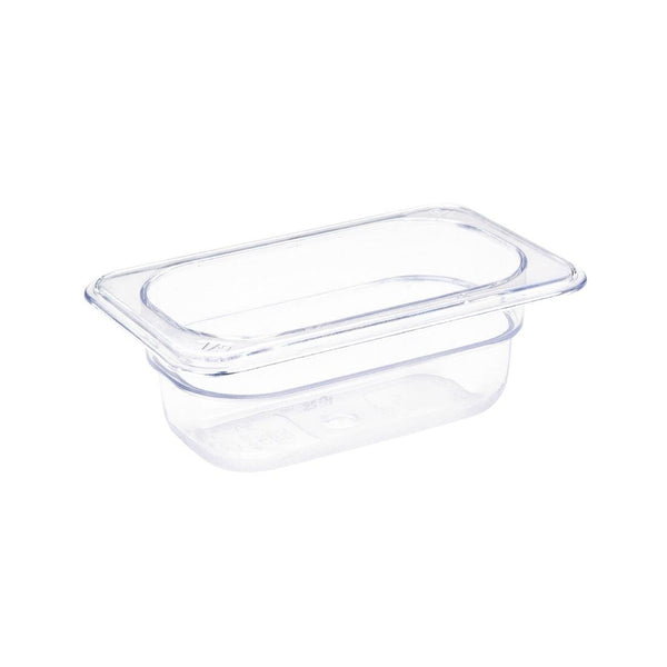 Vogue Clear Polycarbonate - GN 1/9 65mm U242 - Whisk Hospitality - U242