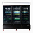 Bromic Upright Display Fridge 1980L - 3 Door - Flat Glass - Lightbox UC1980GDL - NR - Whisk Hospitality - UC1980GDL-NR