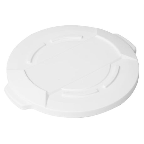 Vogue Round Container Lid White - 398mm 38Ltr GG795 - Whisk Hospitality - GG795