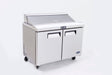 Atosa 2 DOOR SANDWICH PREP TABLE FRIDGE 1225 MM MSF8302 - Whisk Hospitality - MSF8302