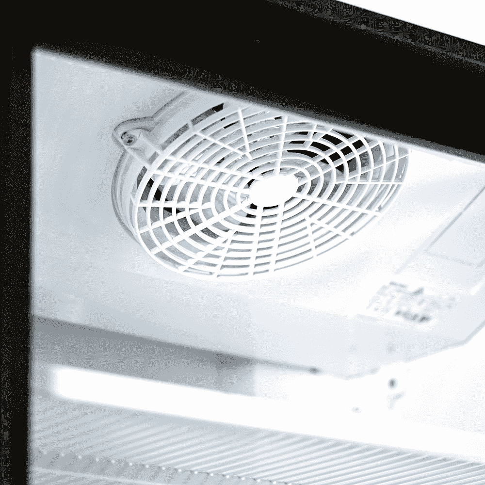 Bromic Upright Display Fridge - 659L - 1 Door - Flat Glass - Lightbox - Whisk Hospitality - GM0690LB