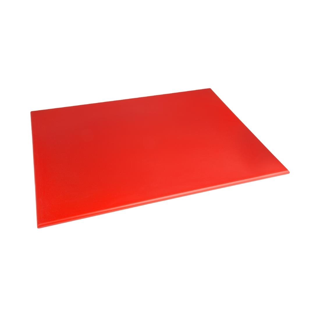 Hygiplas High Density Chopping Board Red - 600x450x12mm J011 - Whisk Hospitality - J011