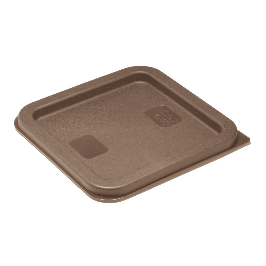 Hygiplas Square Brown Lid for - 1.5/3.5Ltr HY422 - Whisk Hospitality - HY422
