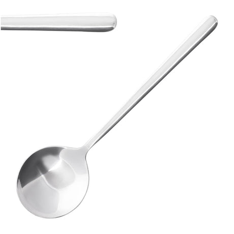 Olympia Henley Soup Spoon St/St (Box 12) C453 - Whisk Hospitality - C453