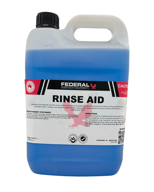 RINSE AID DISHWASHER CHEMICAL 5LT - DH - RA5L - Whisk Hospitality - DH-RA5L