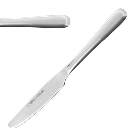 Olympia Buckingham Dessert Knife St/St 18/0 (Box 12) U876 - Whisk Hospitality - U876