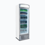 Bromic Upright Display Fridge - 438L - 1 Door - Flat Glass - Lightbox - Whisk Hospitality - GM0440L-NR