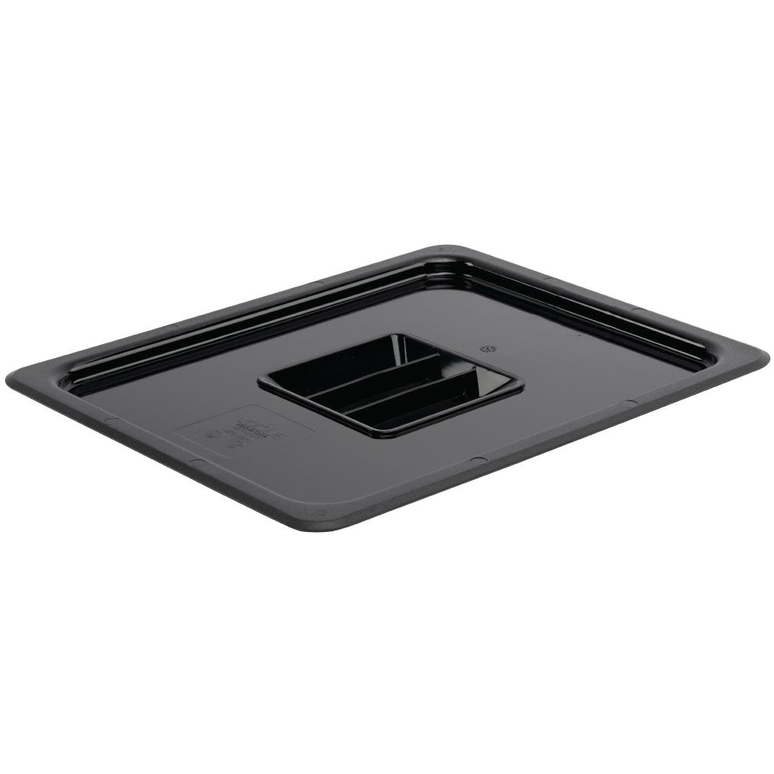 Vogue Black Polycarbonate Lid - GN 1/2 U475 - Whisk Hospitality - U475