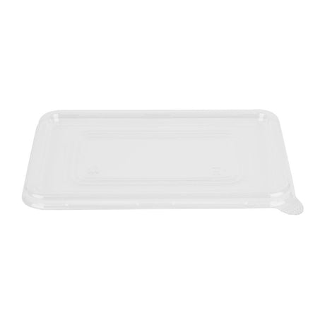 Fiesta Recyclable PET Lid For Bagasse Container Base (Pack 100) HW038 - Whisk Hospitality - HW038
