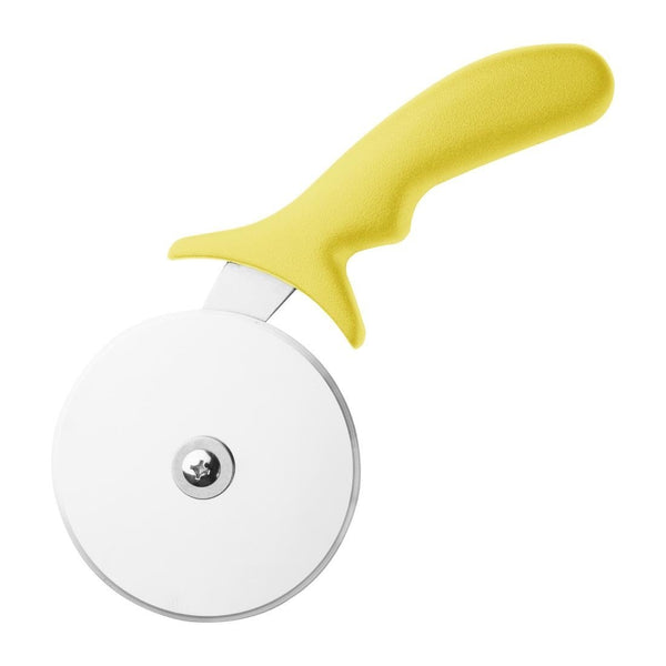 Hygiplas Pizza Wheel Yellow - 102mm 4" FX132 - Whisk Hospitality - FX132