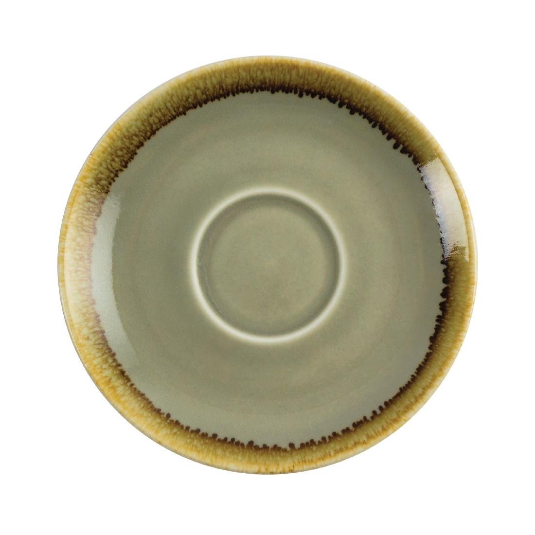 Olympia Kiln Moss Saucer (For GP478) - 140mm (Box 6) GP479 - Whisk Hospitality - GP479