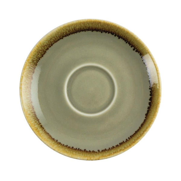 Olympia Kiln Moss Saucer (For GP478) - 140mm (Box 6) GP479 - Whisk Hospitality - GP479