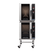 Turbofan E33D52C Full Size Tray Digital Electric Convection Oven Double Stacked Castor Base - Whisk Hospitality - E33D5/2C