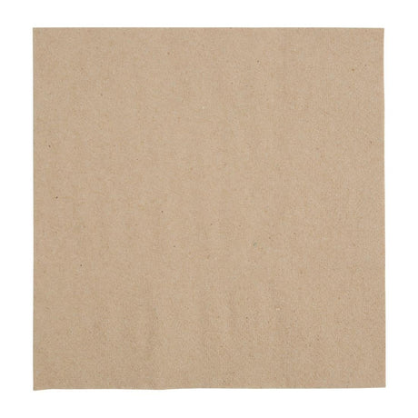 Fiesta Recyclable 33cm 2 ply 4 Fold Recycled Kraft Lunch Napkin (Pack 2000) FE226 - Whisk Hospitality - FE226