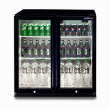 Bromic Back Bar Fridge - 190L - 2 Doors - Hinged - Whisk Hospitality - BB0200GD-NR-1
